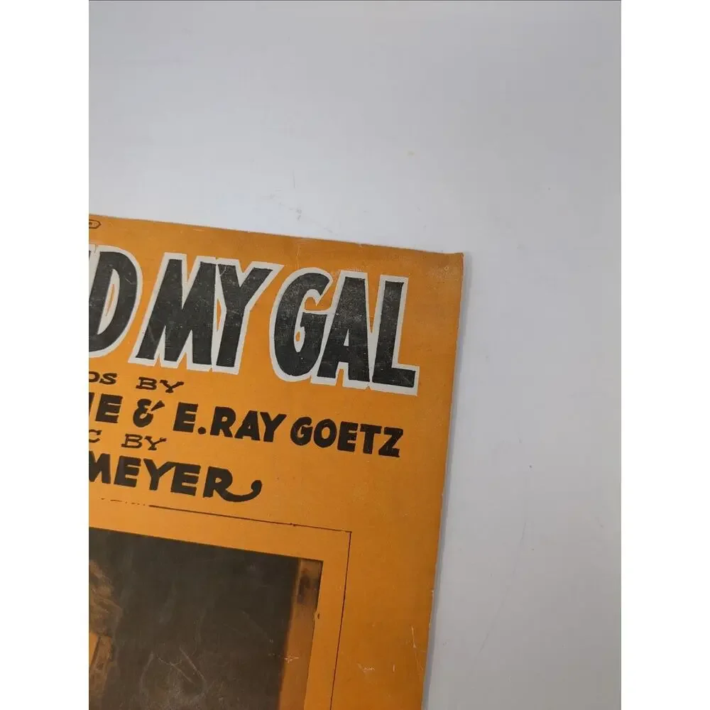 1917 For Me and My Gal Sheet Music by‎ Geo W Meyer